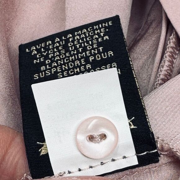 Renuar  Women’s Mauve Long Sleeve Airflow Blouse. Size Small.  NWT - Picture 8 of 11